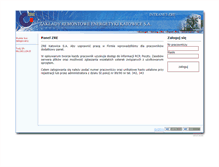 Tablet Screenshot of panel.zre.com.pl
